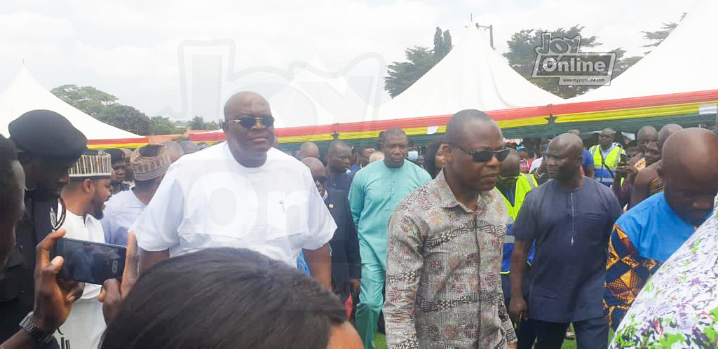 Akufo-Addo in Dome-Kwabenya barely 24 hours after sacking Adwoa Safo