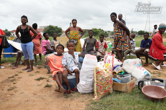 3-month-old baby and mother stranded due to demolition by GRIDCo at Bawaleshie