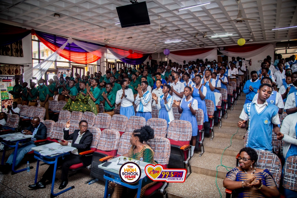 Prempeh College silences KNUST SHS to enter the semifinal of Luv FM's High School Debate