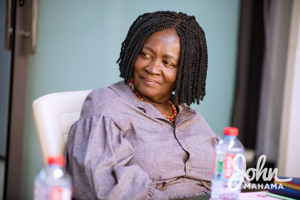 Photos: Mahama receives Sunyani queen mother