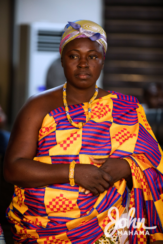 Photos: Mahama receives Sunyani queen mother