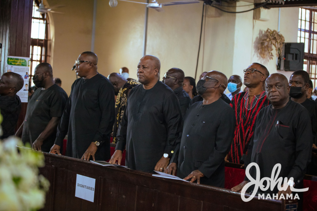 Photos: Akufo-Addo, Mahama and others mourn wife of late General Akuffo, Emily Akuffo