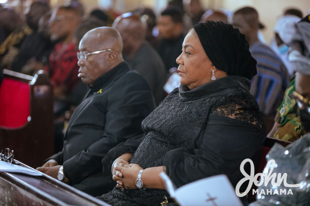 Photos: Mahama mourns wife of late Gen Akuffo, Emily Akuffo