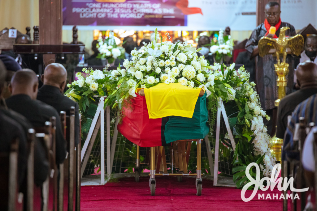 Photos: Akufo-Addo, Mahama and others mourn wife of late General Akuffo, Emily Akuffo