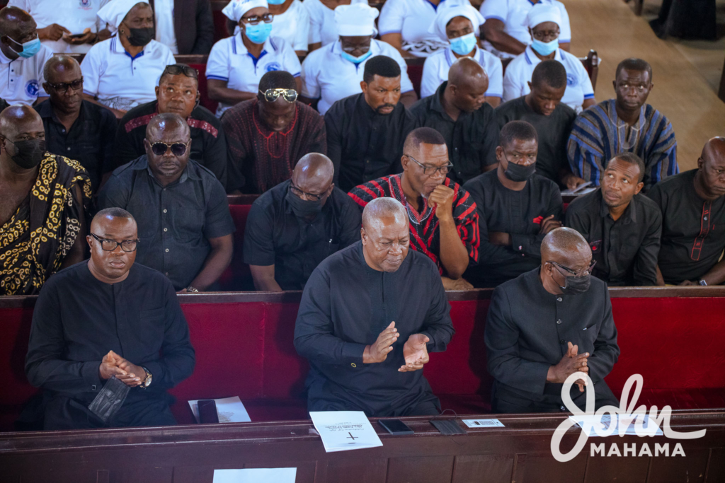 Photos: Mahama mourns wife of late Gen Akuffo, Emily Akuffo