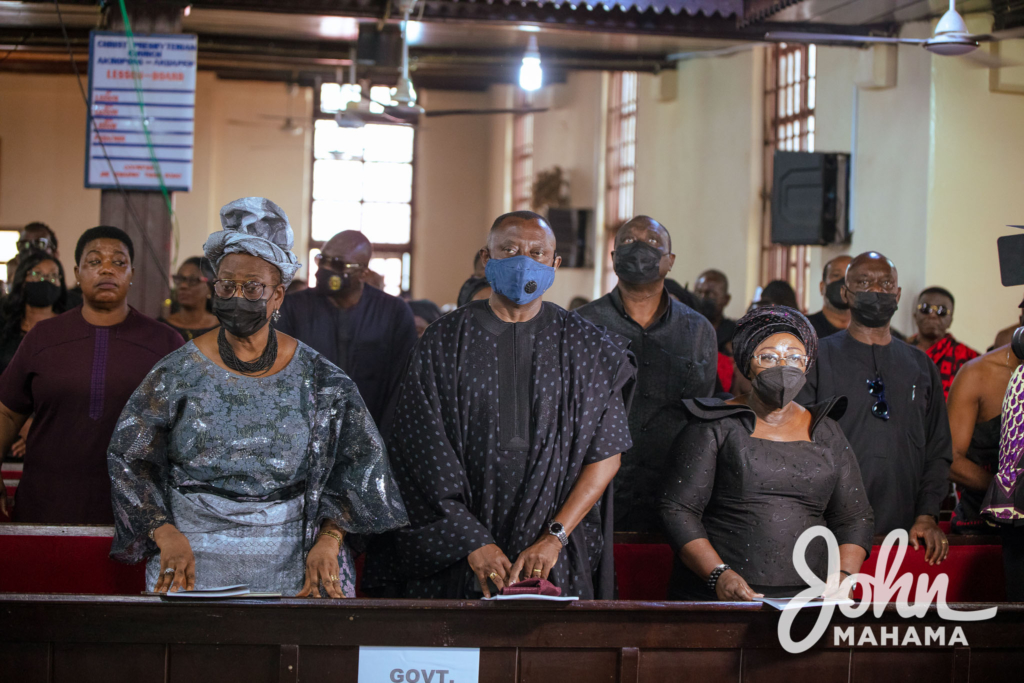 Photos: Akufo-Addo, Mahama and others mourn wife of late General Akuffo, Emily Akuffo