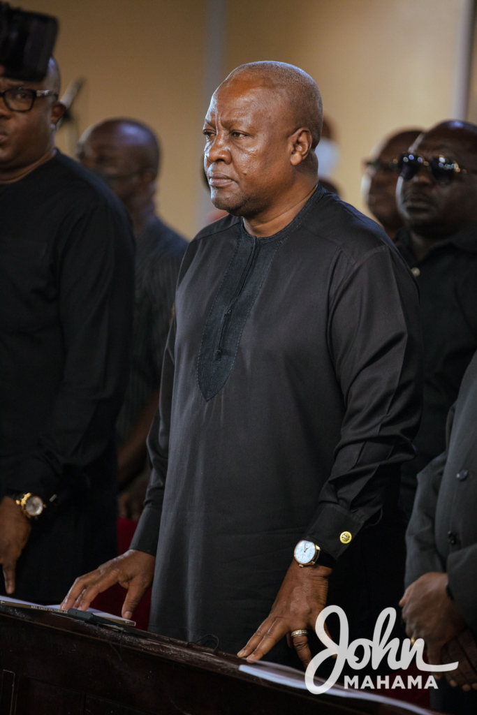 Photos: Akufo-Addo, Mahama and others mourn wife of late General Akuffo, Emily Akuffo