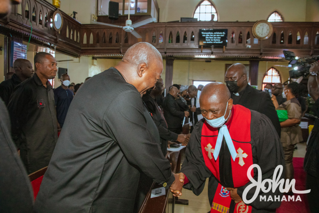 Photos: Mahama mourns wife of late Gen Akuffo, Emily Akuffo