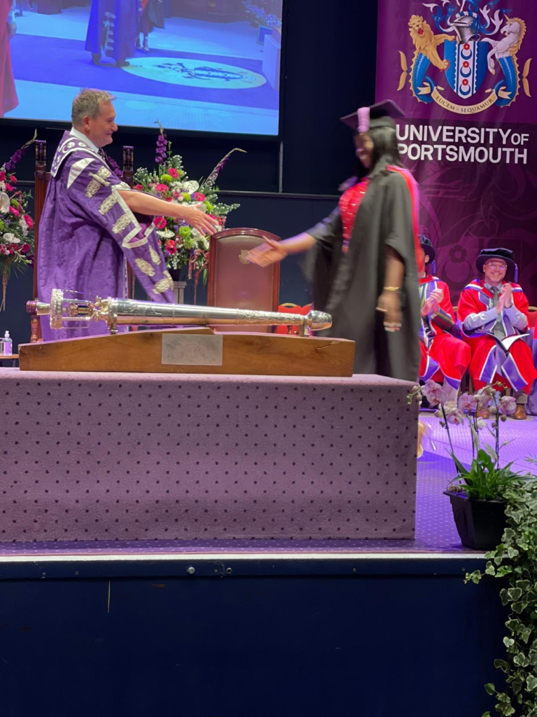 Ghanaian aces Best Graduating student feat in UK University