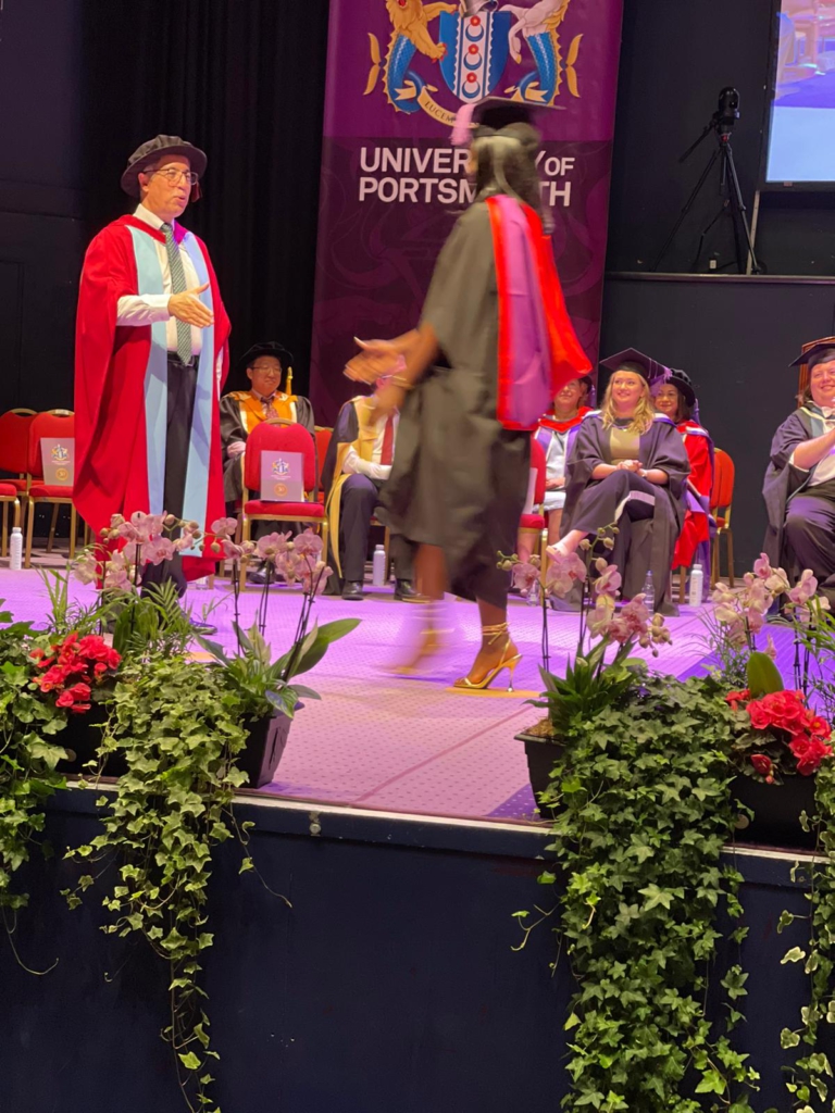 Ghanaian aces Best Graduating student feat in UK University