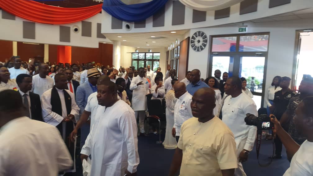 'You called the wrong person to speak' - Ghanaians hail priest at NPP’s thanksgiving service