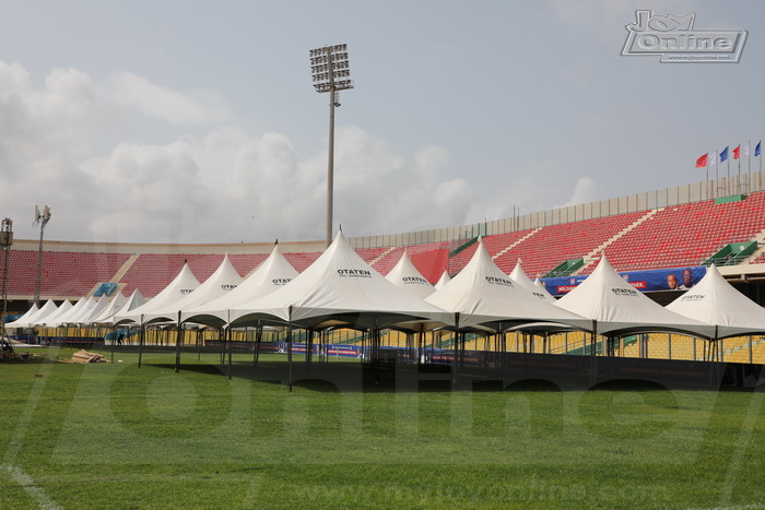 Preparation ahead of NPP National Delegates Congress at Accra Sports Stadium underway