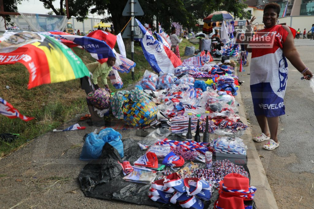 Photos: Traders cash-in on NPP Conference as delegates arrive