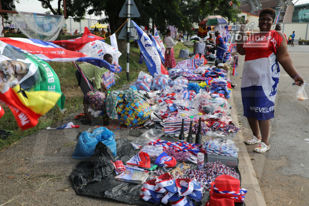 Photos: Traders cash-in on NPP Conference as delegates arrive