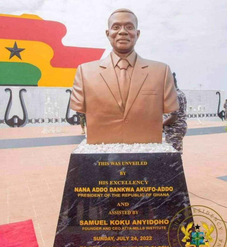 Koku Anyidoho's name on Atta Mills bust must be dropped - Prof Gyampo