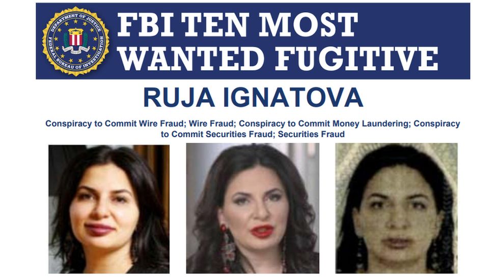 Missing Cryptoqueen: FBI adds Ruja Ignatova to top ten most wanted