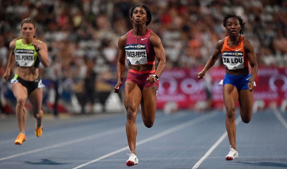 Shelly-Ann Fraser-Pryce immortalises her sprinting status as Jamaica sweeps 100m in Oregon