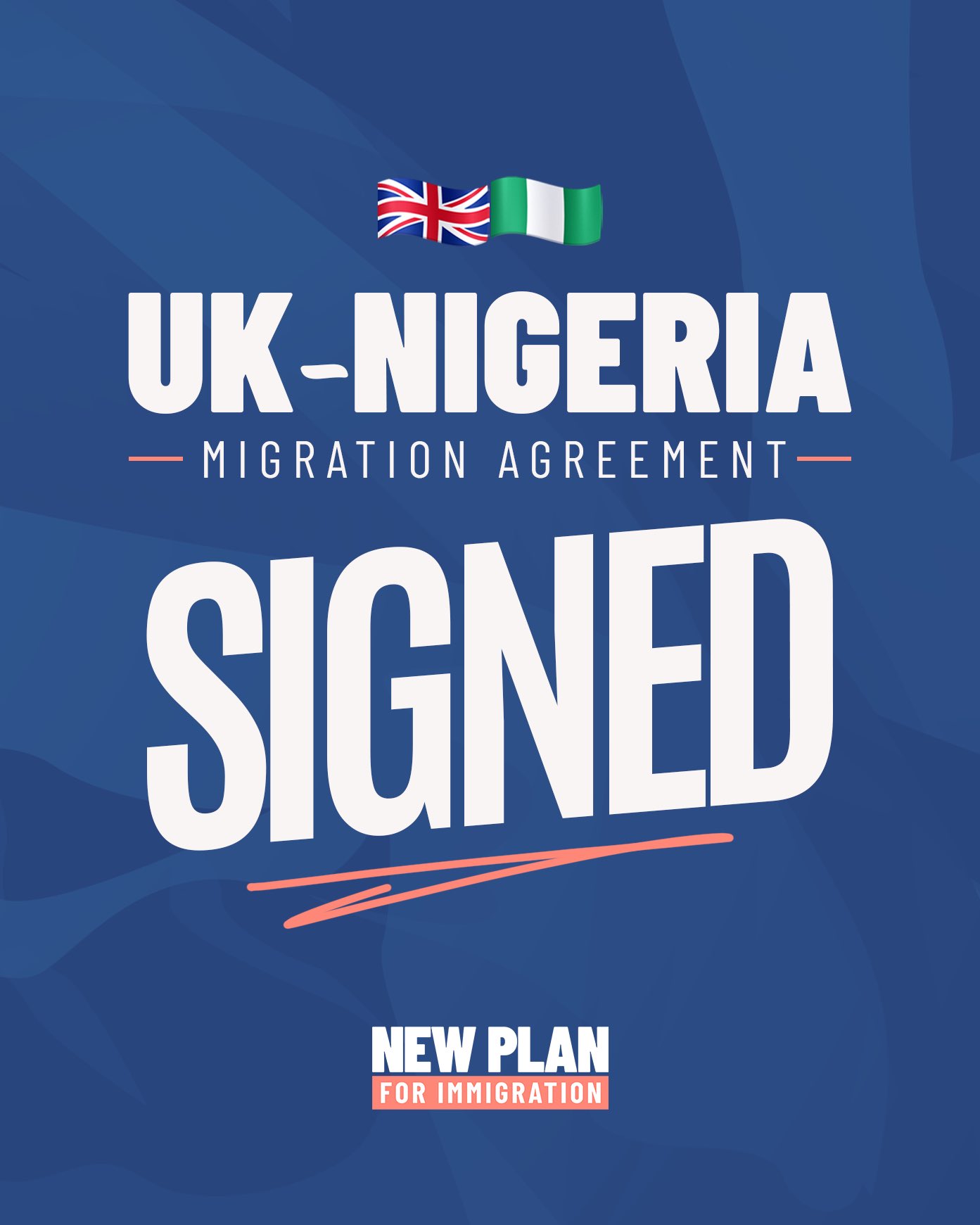 Reino Unido y Nigeria firman acuerdo de inmigración ilegal