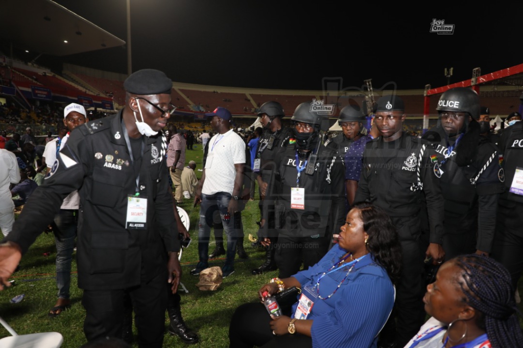 Photos of voting process at NPP National Delegates Conference