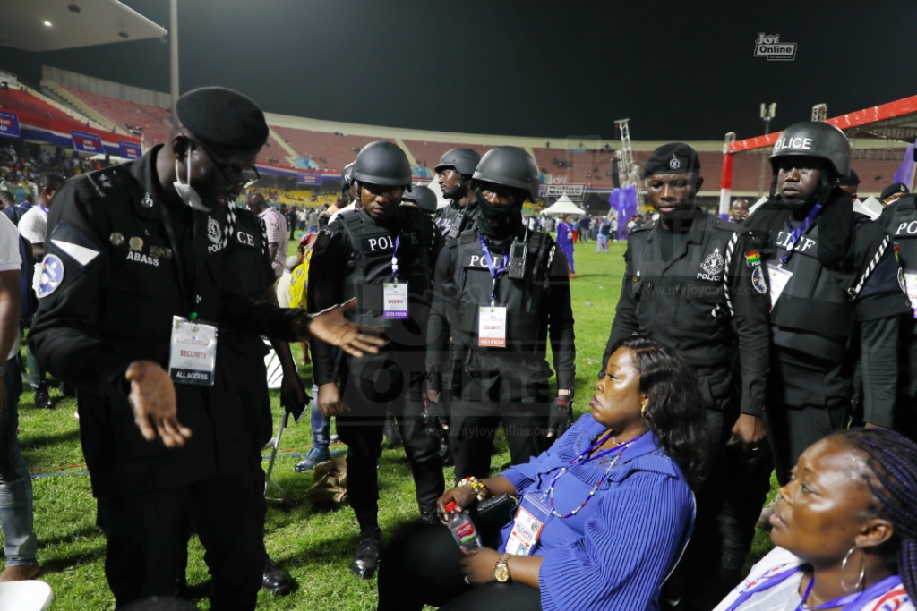 Photos of voting process at NPP National Delegates Conference