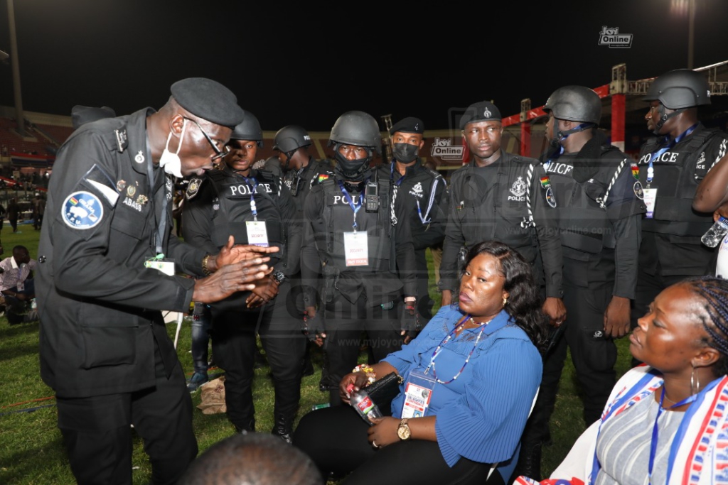 Photos of voting process at NPP National Delegates Conference