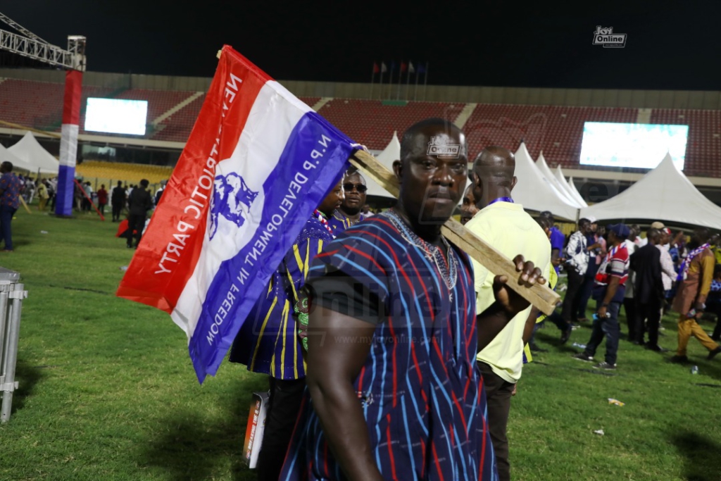 Photos of voting process at NPP National Delegates Conference