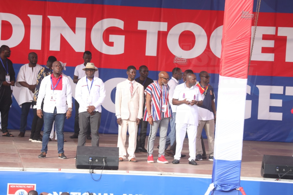 Photos of voting process at NPP National Delegates Conference