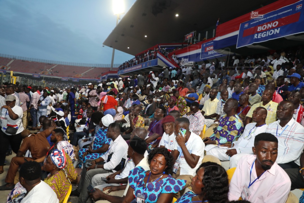 Photos of voting process at NPP National Delegates Conference