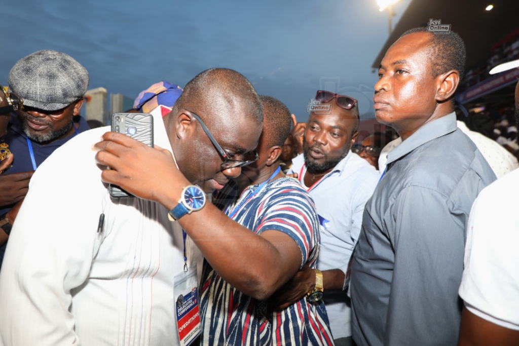 Photos of voting process at NPP National Delegates Conference