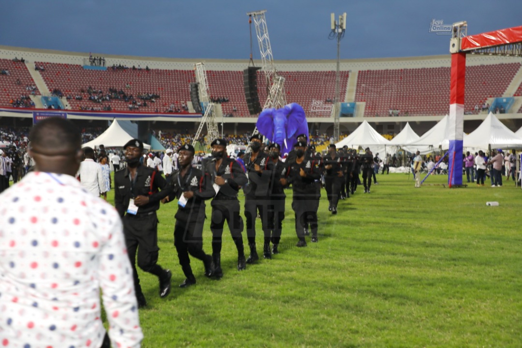 Photos of voting process at NPP National Delegates Conference