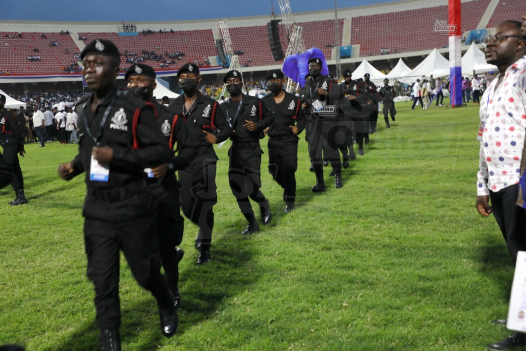 Photos of voting process at NPP National Delegates Conference