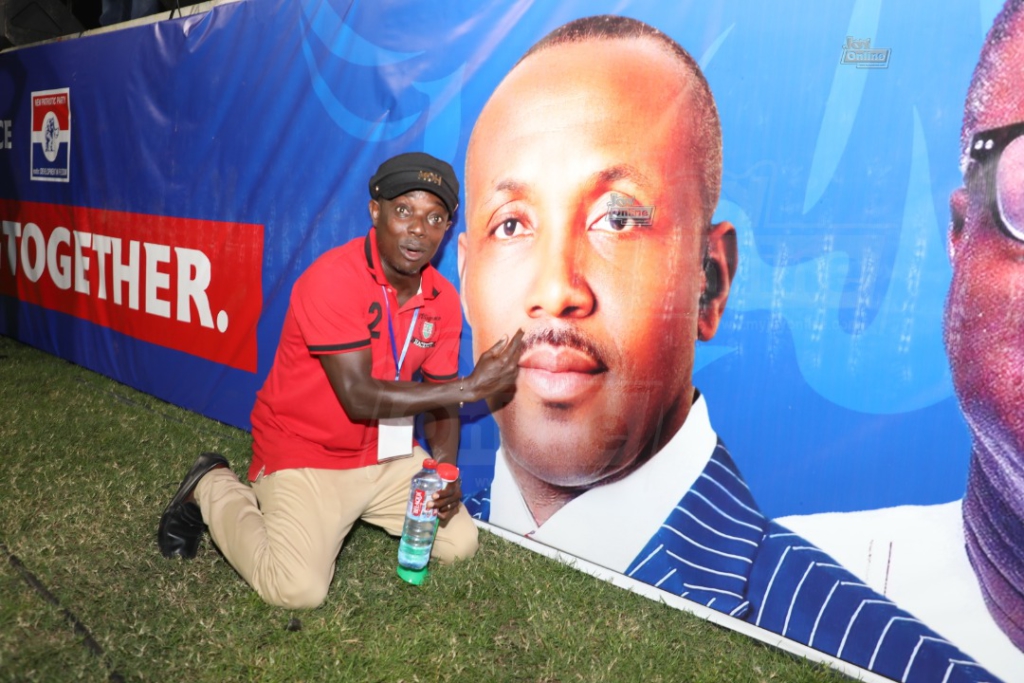 Photos of voting process at NPP National Delegates Conference