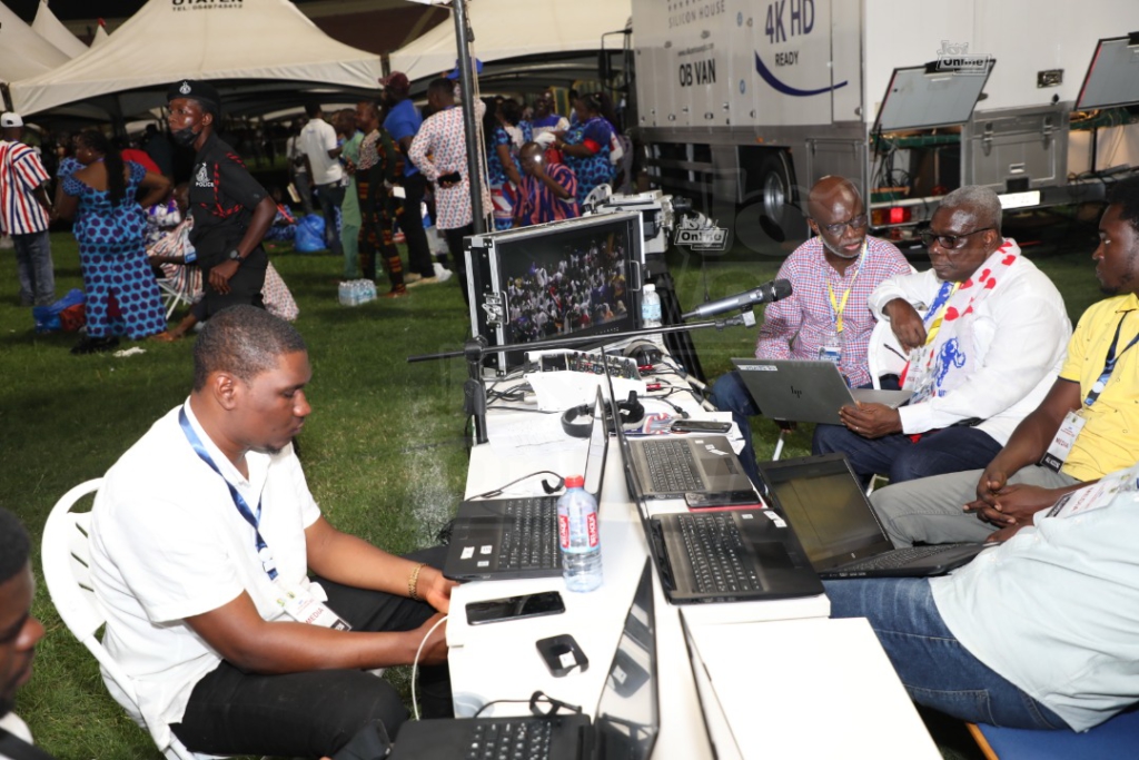 Photos of voting process at NPP National Delegates Conference