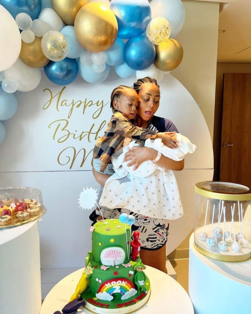 Regina Daniels shares first glimpse of her newborn son