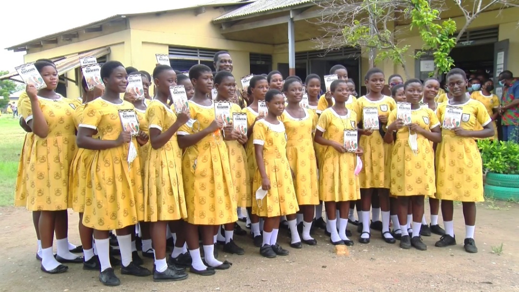 Education Minister donate books to St. Mary’s R/C Girls basic school