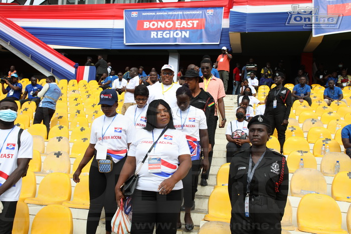 NPP Delegates Conference: Stage not set after 12noon; delegates show signs of frustration NPP Delegates Conference: Stage not set after 12noon; delegates show signs of frustration