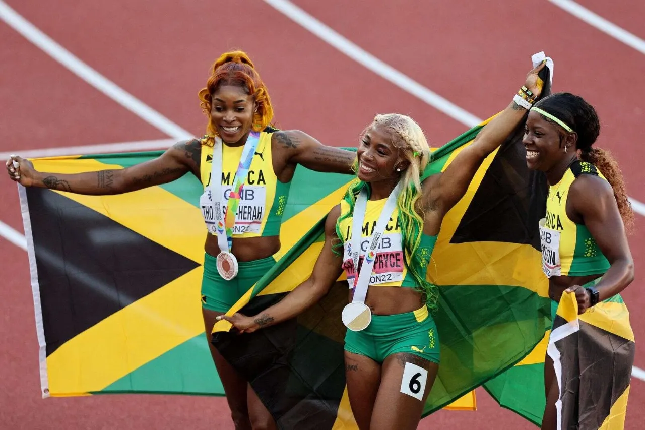 Shelly-Ann Fraser-Pryce immortalises her sprinting status as Jamaica sweeps 100m in Oregon