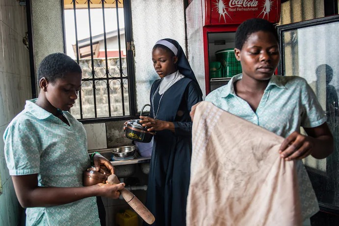 A Congo teen alleged rape by a priest. She had to flee. He can still say Mass.