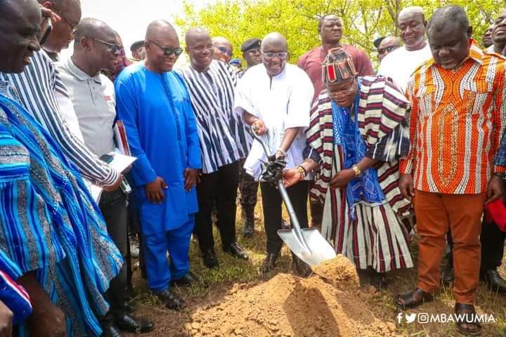 Bawumia cuts sod for first Inland Marine Port in Northern Ghana