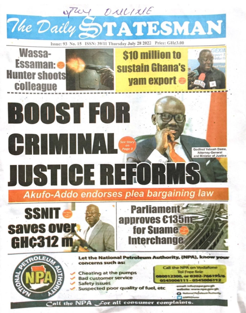 Today's front pages: Thursday, July 28, 2022 Today's front pages: Thursday, July 28, 2022