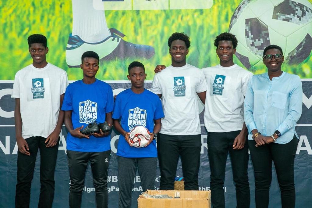 US-based Soccer for Dreamers donates to clubs in Ghana US-based Soccer for Dreamers donates to clubs in Ghana