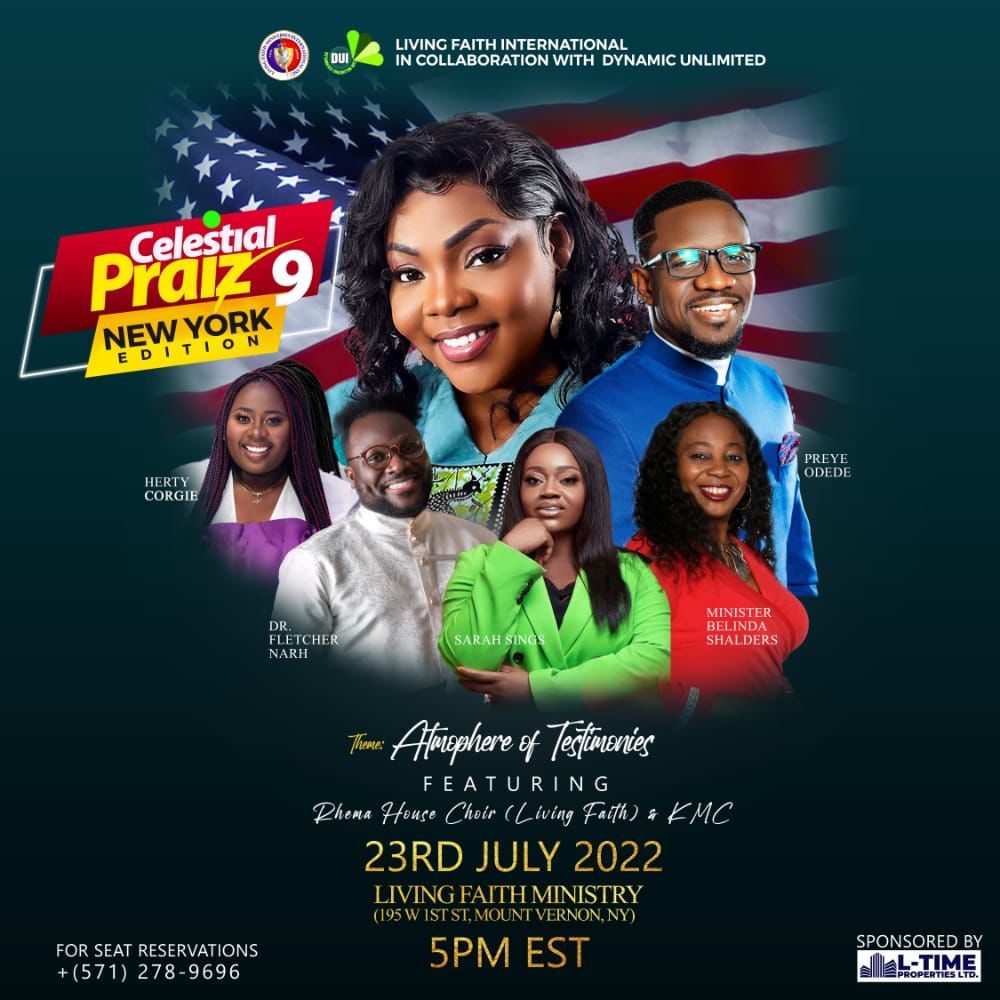 USA to experience Celestine Donkor’s Celestial Praiz on July 23