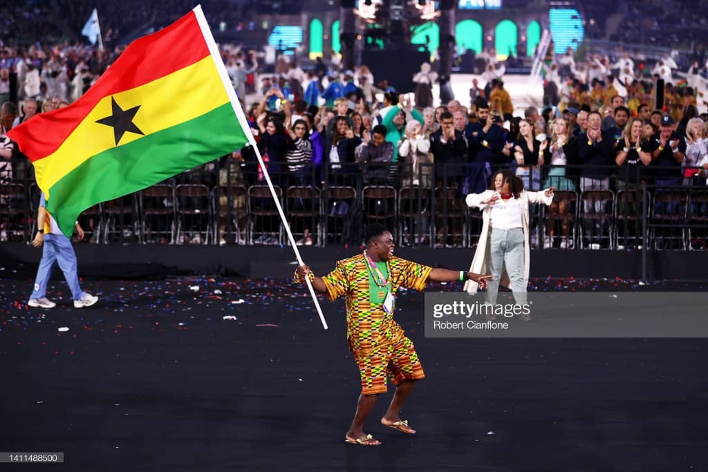 Photos: How Team Ghana 'kentefied' the 2022 Commonwealth Games opening ceremony