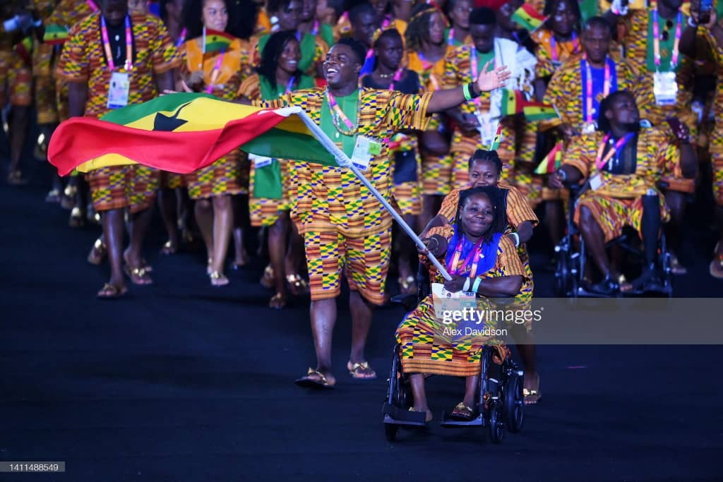 Photos: How Team Ghana 'kentefied' the 2022 Commonwealth Games opening ceremony