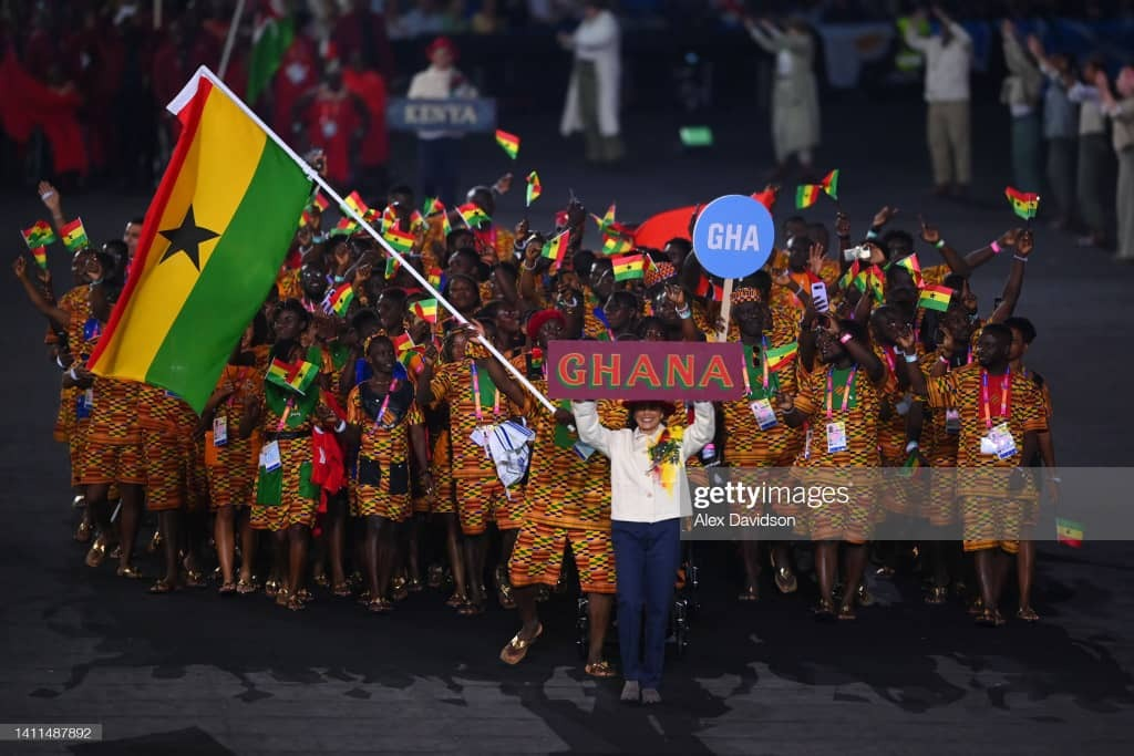 Photos: How Team Ghana 'kentefied' the 2022 Commonwealth Games opening ceremony