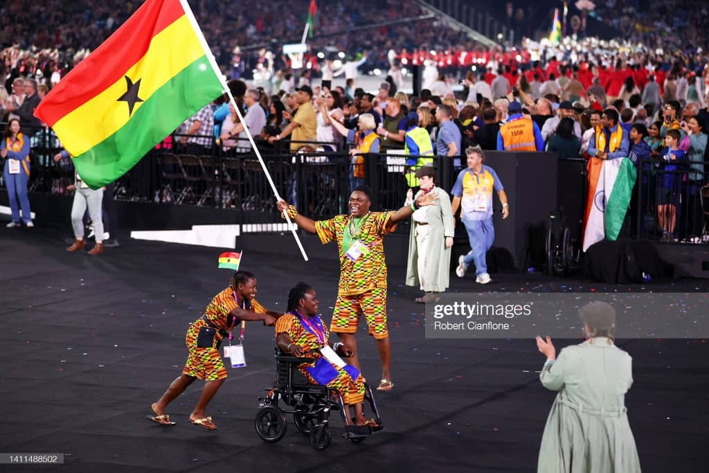 Photos: How Team Ghana 'kentefied' the 2022 Commonwealth Games opening ceremony