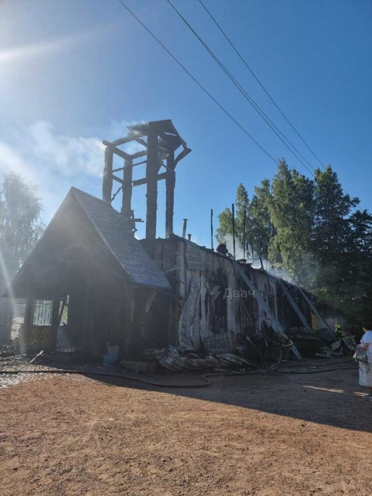 Man sets fire to church because his wife kept donating to it