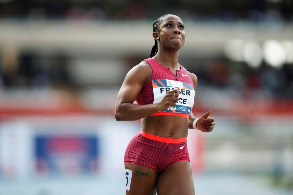 Shelly-Ann Fraser-Pryce immortalises her sprinting status as Jamaica sweeps 100m in Oregon