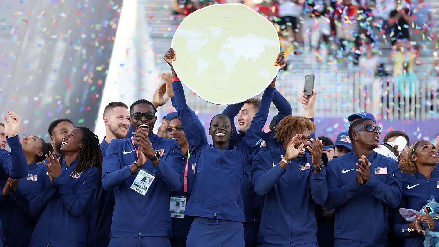 World Athletics Championships Team USA sets and breaks numerous