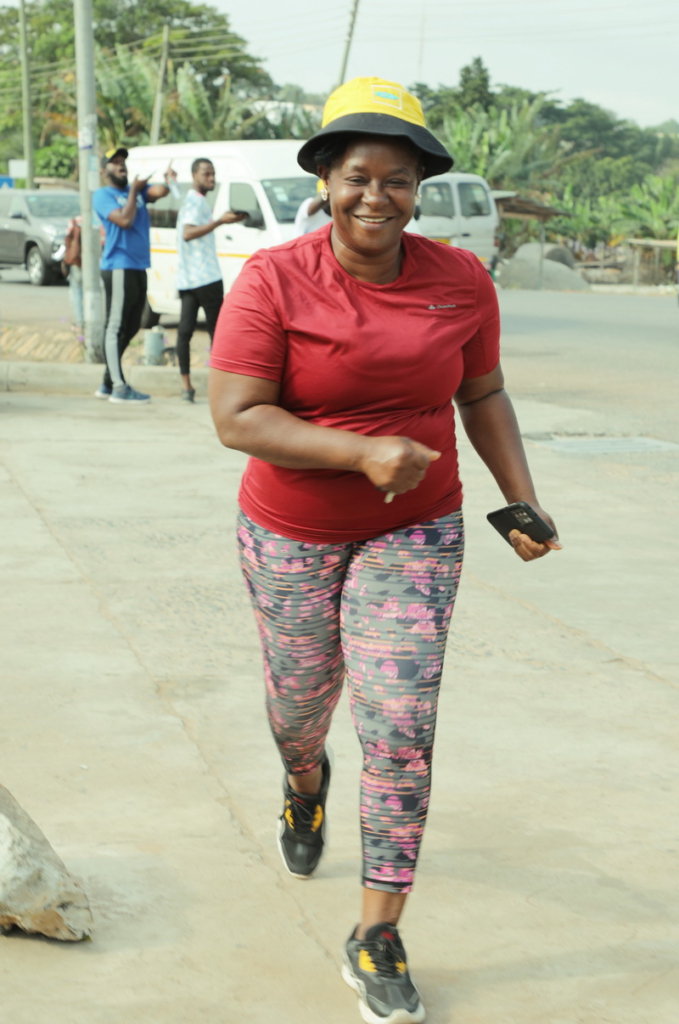 MTN organizes fitness walk for journalists